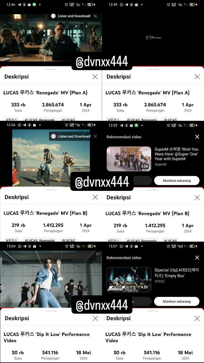 dvnxx444's tweet photo. 🦁RENEGADE 100 DAYS PARTY🦁

KEEP STREAMING LUMIS🤩❗

izin tag : @lucasprinkle @xxwyh
@panda_xx444 @mrwonbinwife

(7/03) 9-12

#100DaysWith_SoloistLUCAS 
#Renegade100Days 
#LUCAS
#루카스 https://t.co/wQqYjSte6D