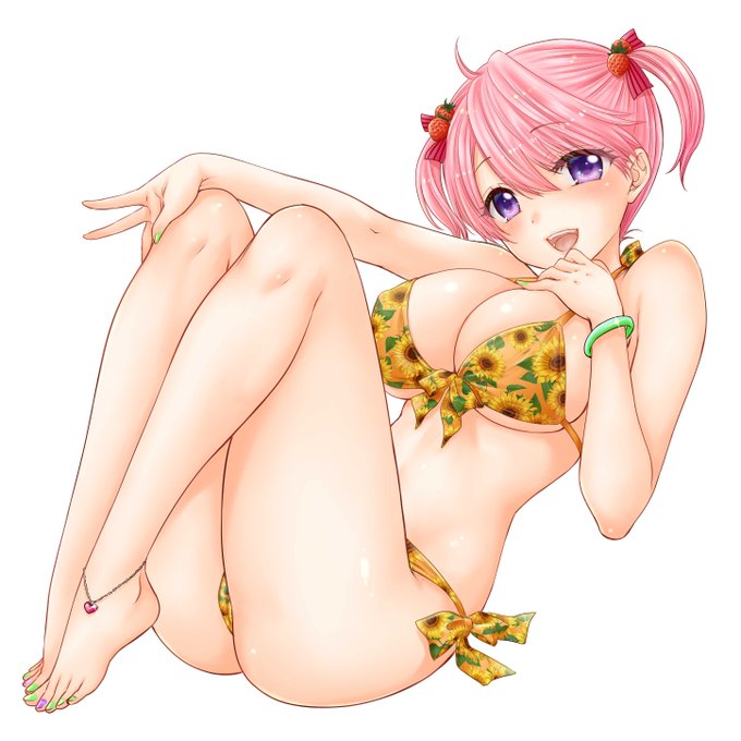 今年の夏の水着あいちゃん🩷🩵 