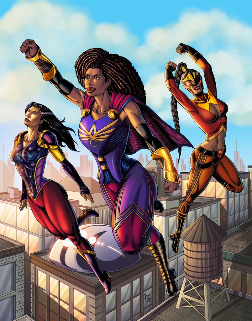 KOSMIQmusic's tweet image. Reminds me of these characters I created for my comic book that will be released soon. #CosmicForce