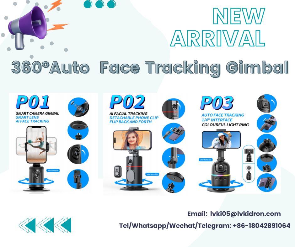 lvki05544's tweet image. 🥳🥳360°Auto Face Tracking Gimbal🤩🤩

Email:  lvki05@lvkidron.com
Tel/Whatsapp/Wechat/Telegram: +86-18042891064

#autofacetrackinggimbal #360degreeintelligentfacerecognitiontracking #camerapan #beautyfuntion