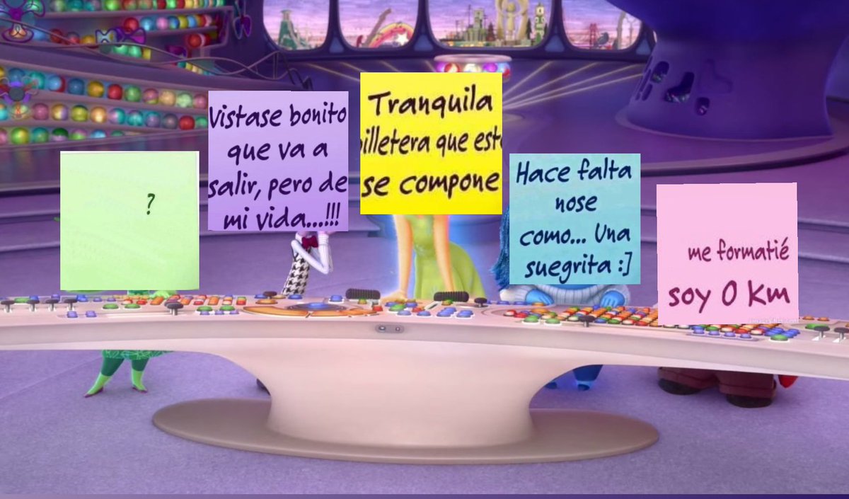 mi cabeza si hicieran inside out