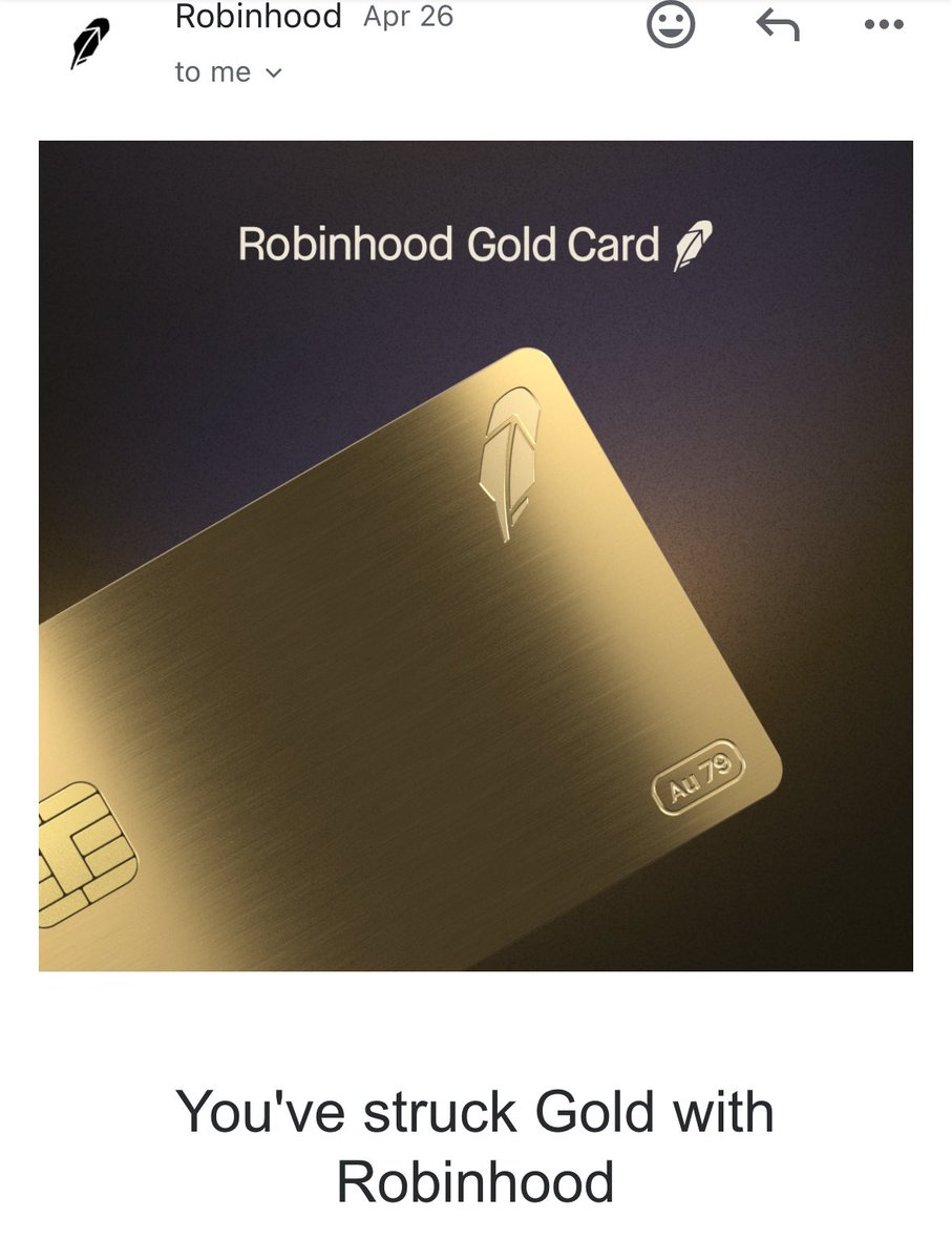Lol idk if this will be a fkex but Amex gonna have to do something. Rose  gold Amex or Robinhood Gold 🤔