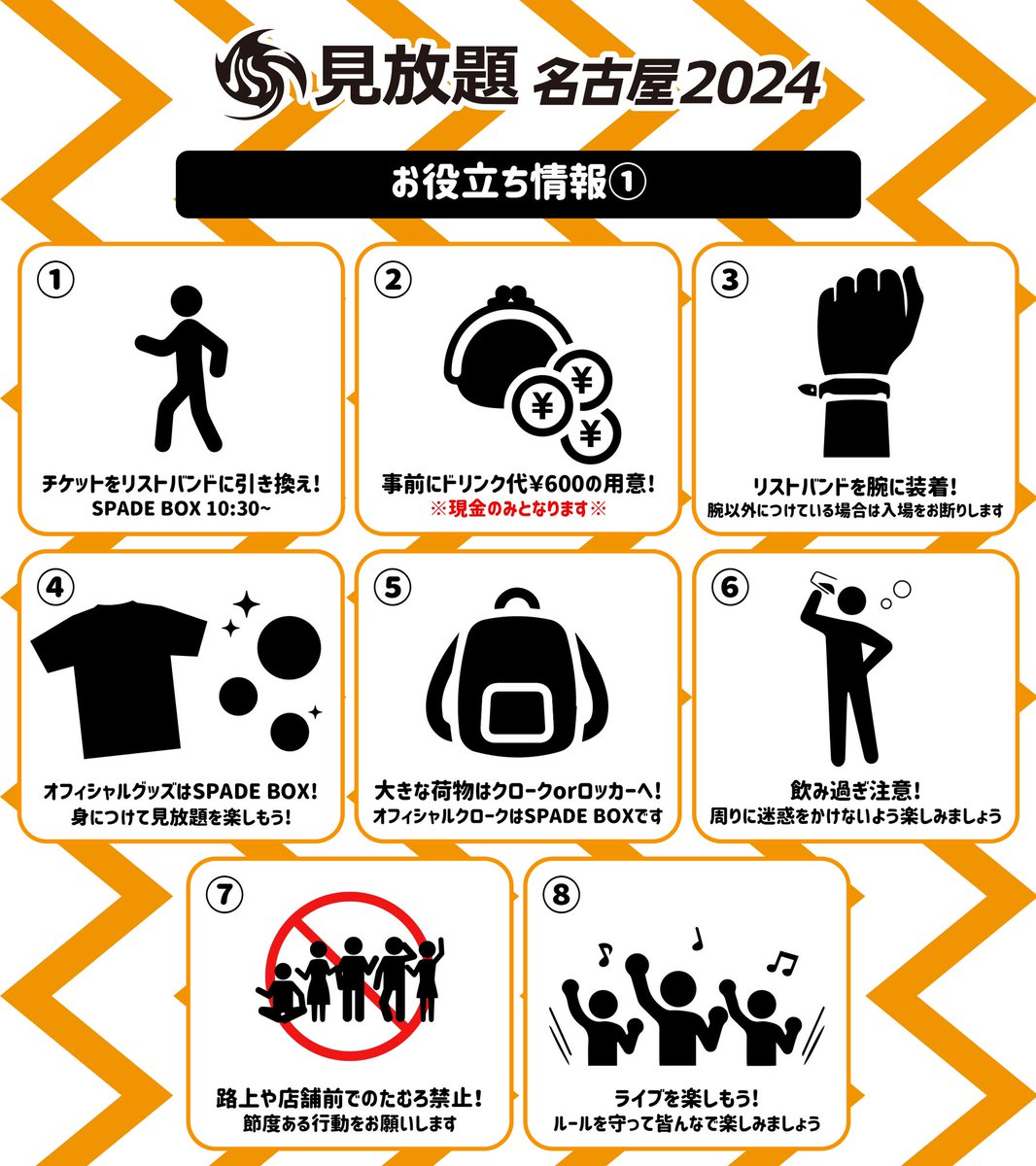 ✔︎お役立ち情報✔︎ 】 #見放題大阪2024 #見放題名古屋2024 当日のお
