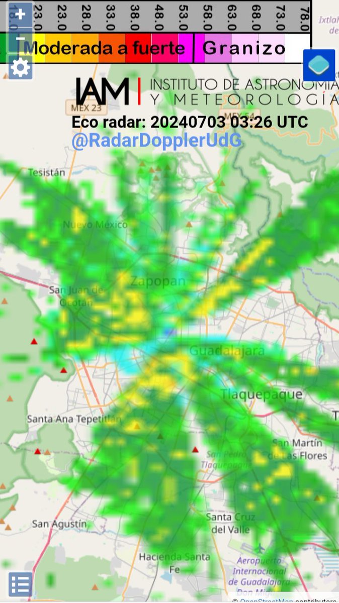 dapam's tweet photo. Agárrense muy fuerte. La furia de la Madre Naturaleza con todo sobre la #ZMG. ⛈️ https://t.co/l3oH9Sz439