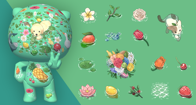 PlayToyverse's tweet photo. 🚨🚨NEW STICKER RELEASE🚨🚨
🪷🦆Drift away in the serene waters of a refreshing stream.
--
Sticker Series: Floating...
Type: Gold Sticker Pack
Brand: Re:Nature
Available Timeframe: July 3, 2024 – October 1, 2024 (UTC)