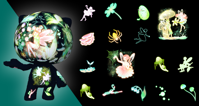 PlayToyverse's tweet photo. 🚨🚨NEW STICKER RELEASE🚨🚨
🧚🍄Feyfolk frolic, pixies prance — a magic midnight fairy dance.
--
Sticker Series: Moonlit Forest
Type: Gold Sticker Pack
Brand: Re:Nature
Available Timeframe: July 3, 2024 – October 1, 2024 (UTC)
