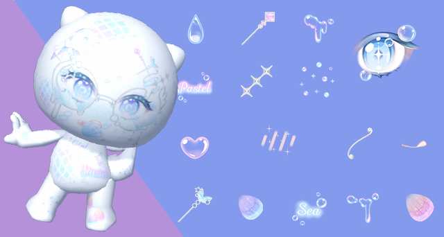 PlayToyverse's tweet photo. 🚨🚨NEW STICKER RELEASE🚨🚨
🫧👓Looking for pearly colors bubbling with major mermaid glam?
--
Sticker Series: Pearl Palette Mermaid: Face Decals
Type: Gold Sticker Pack
Brand: Re:Nature
Available Timeframe: July 3, 2024 – October 1, 2024 (UTC)