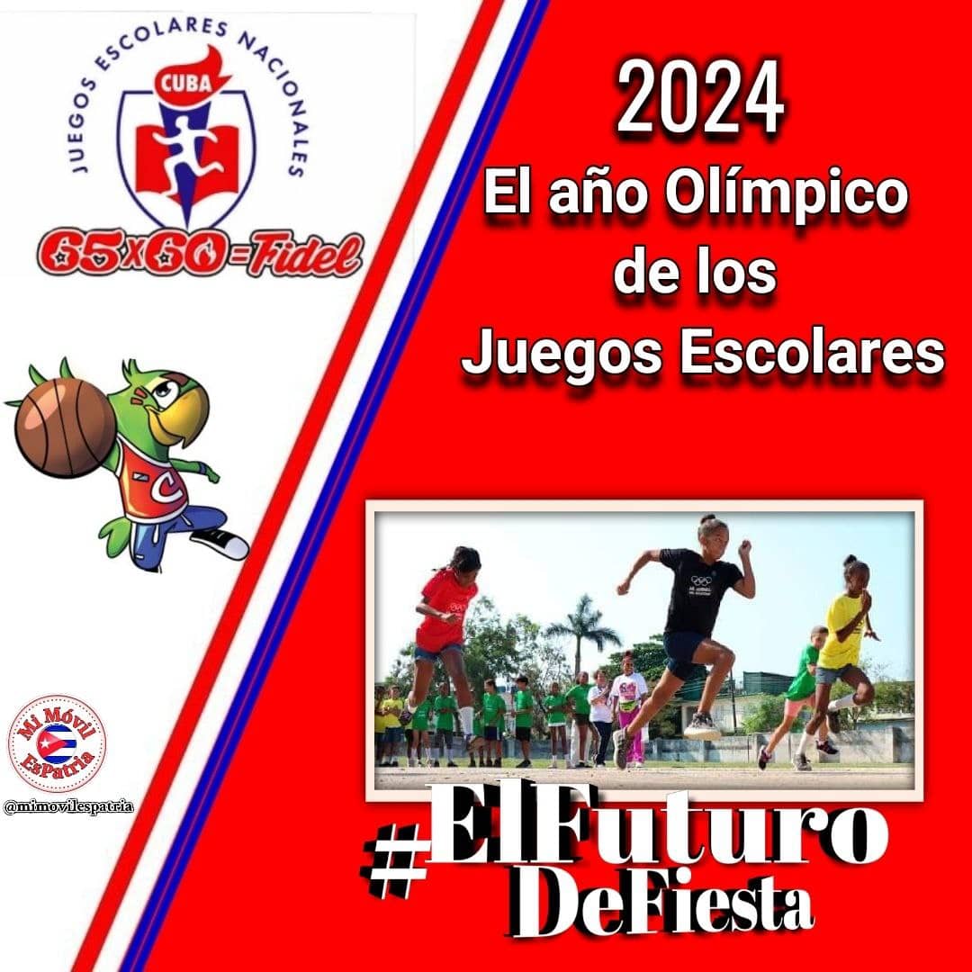 Iniciaron los juegos escolares #Cuba 2024. HolguínSí sede de varios deportes.