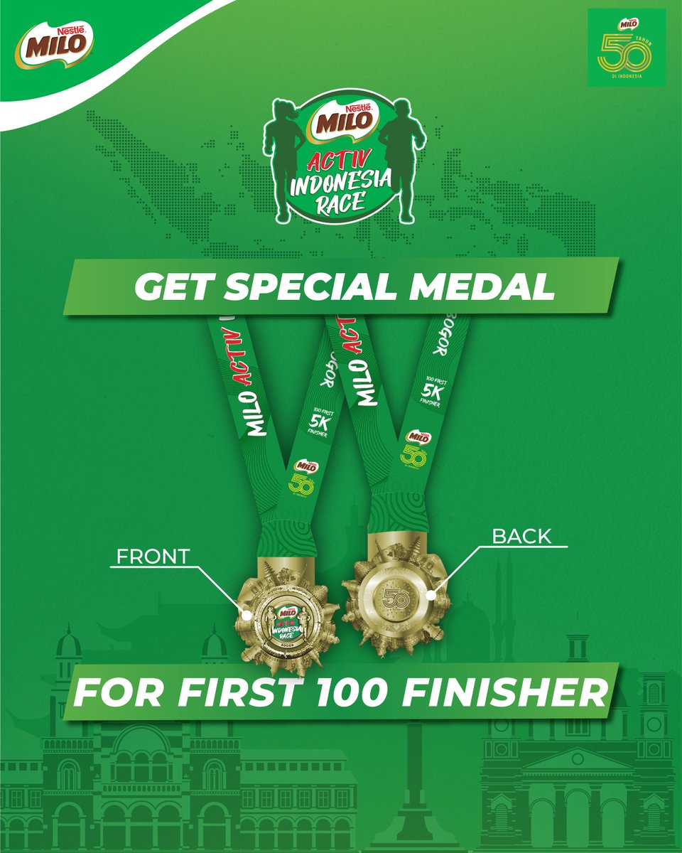 LarikuInfo's tweet photo. ๐ฝ
๐ฅณ Road to MAIR
๐ง MILO Activ Indonesia Race
๐ฐ 2.5K/5K โข Fun Run
๐ฟ Semarang Series
โฐ 14 Jul 2024
๐ https://t.co/TniUwDdmpK
๐
๐ซ https://t.co/tBckkw2mBp โช
๐บ
๐บ
โขโขโข
#RoadtoMAIR #MILOIndonesia #RestepID #Semarang #LariKuinfo #FunRun #FamilyRun #infoLari #JawaTengah https://t.co/MK5pxp130a