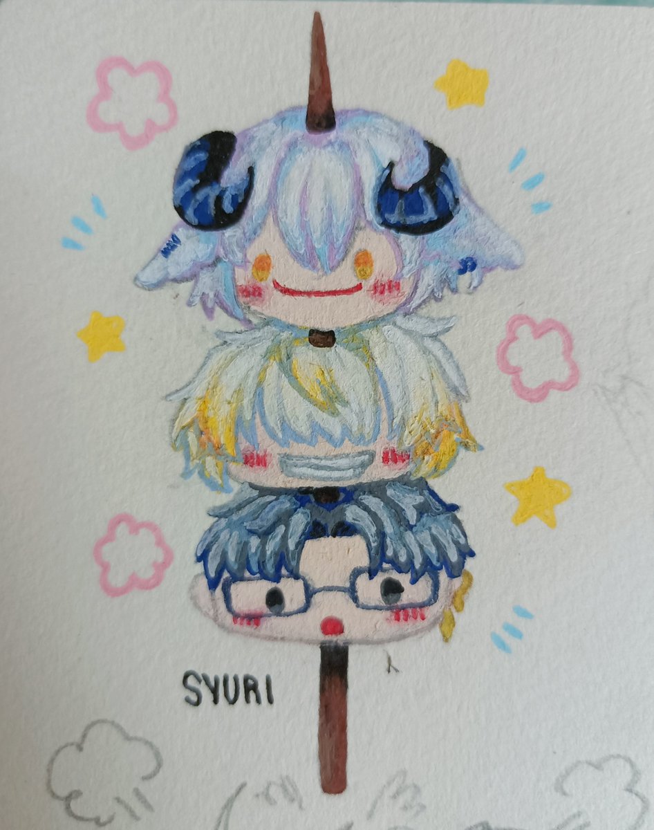 Saurichibi's tweet photo. orion meatballs 🍡

#BaabelArt 
#KrakenClass
#DacapoArt https://t.co/Tfn5cjSS4M