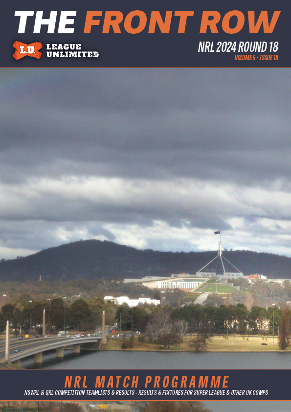 ROUND 18 #NRL MATCH PROGRAMME:

Check out our match programme looking back at R17 and ahead to R18 this weekend. Detailed coverage of NRL and all NSWRL and QRL grades

HERE: bit.ly/FrontRowMag