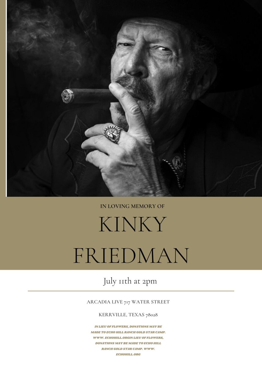 Kinky Friedman tweet media