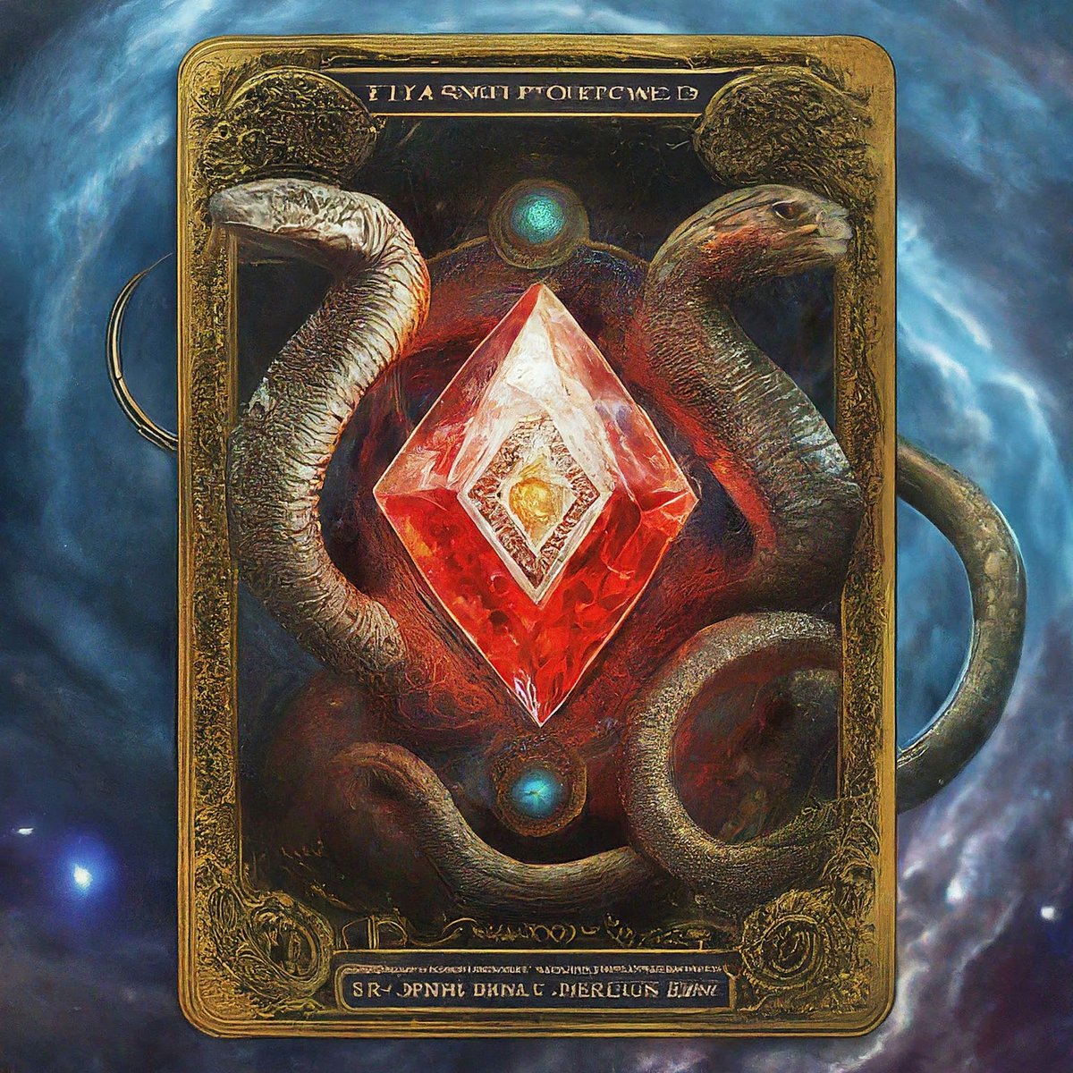 TearsMaster's tweet photo. The #red #totem card is the #master card in the matter #transformation deck, it #symbolizes matter itself that never dies. #metaverse #deck #physics #quanta #matter #matrix #white https://t.co/lMCNyVtdly