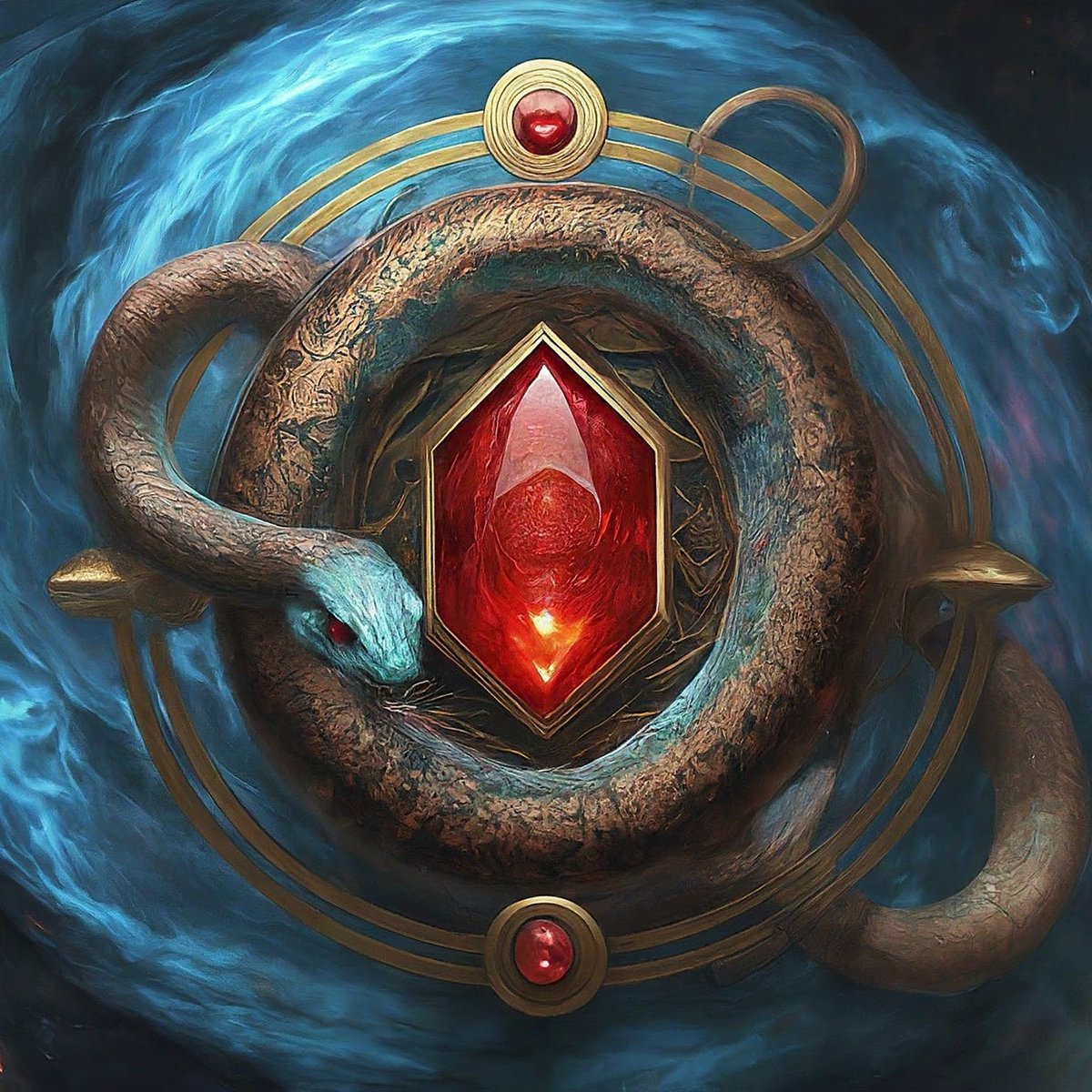 TearsMaster's tweet photo. The #red #totem card is the #master card in the matter #transformation deck, it #symbolizes matter itself that never dies. #metaverse #deck #physics #quanta #matter #matrix #white https://t.co/lMCNyVtdly