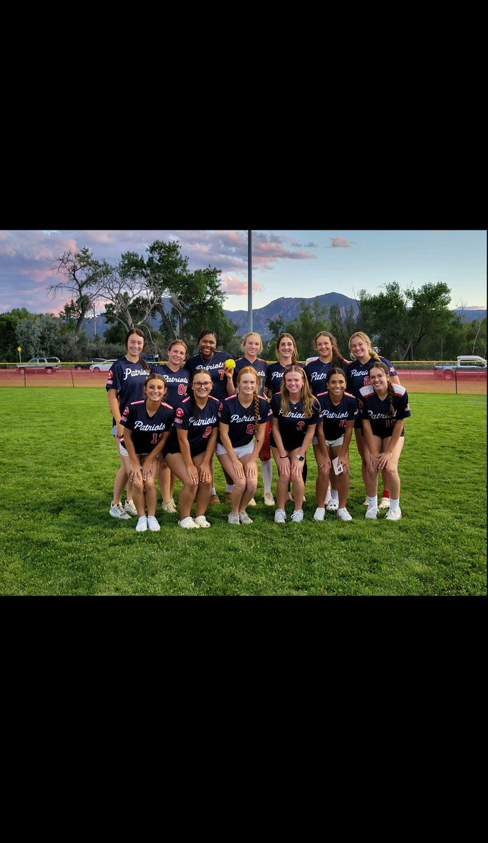 HHebert2425's tweet photo. First day in colorado! Got to watch my team mate @gawlik_jolie show out in the all stars game with a homer! Can't wait to play the rest of the week with these amazing girls🤍💙❤️@maruccipats18u https://t.co/jXSK0HCLP8