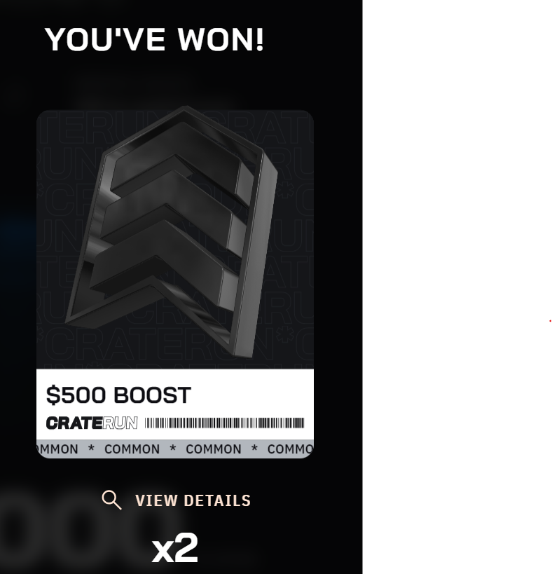 KopYeho's tweet photo. bad luck but fun, look forward to more @infinex_app  crates https://t.co/4VzbgxMoGp