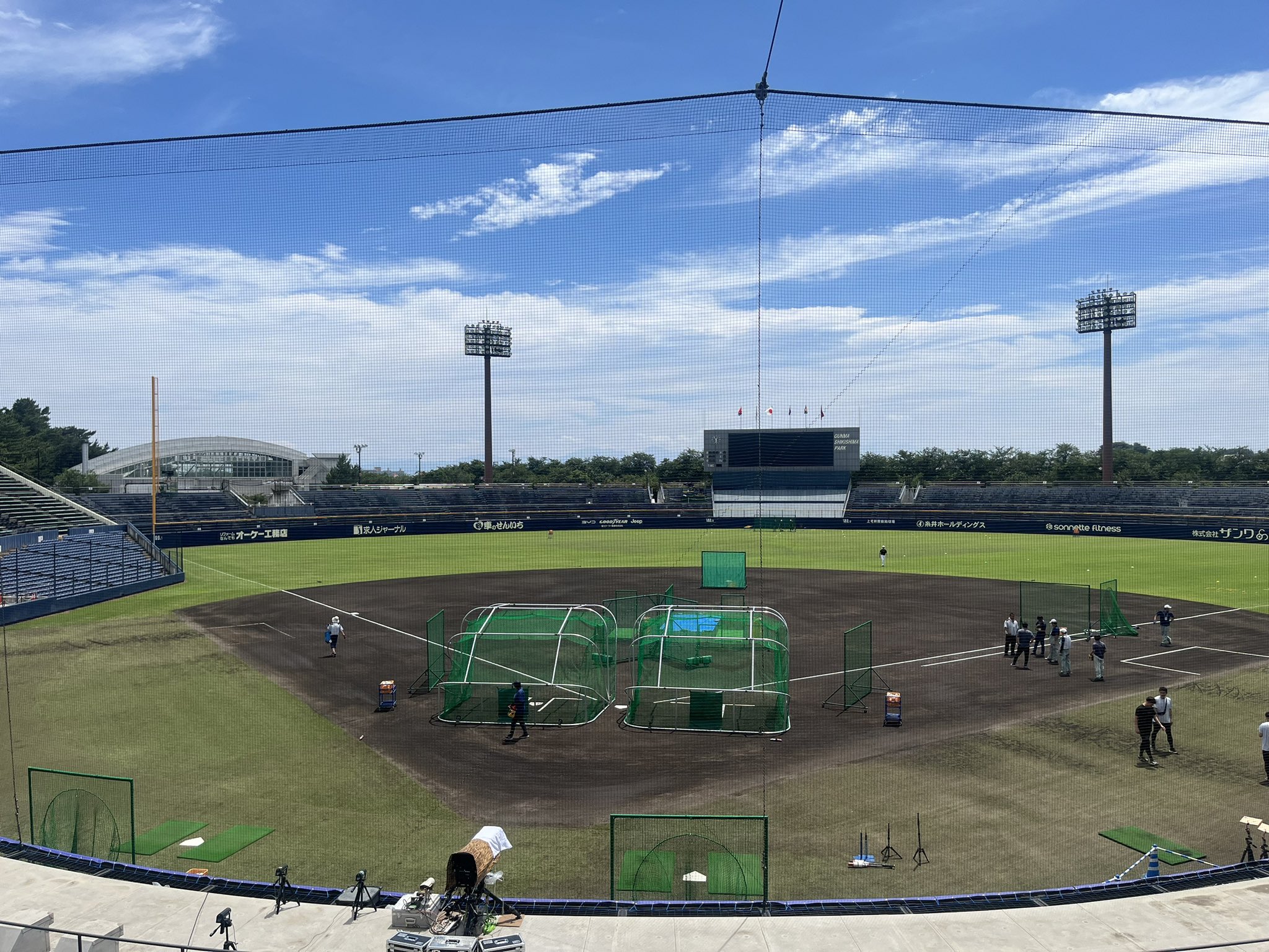 巨人 中日 群馬 敷島公園野球場 S席2枚 奇怪