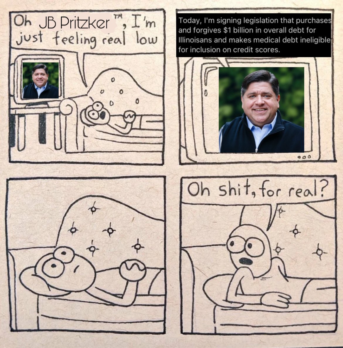 freakylilmonkey's tweet photo. @PritzkerForPrez https://t.co/hMyjaK6vq7