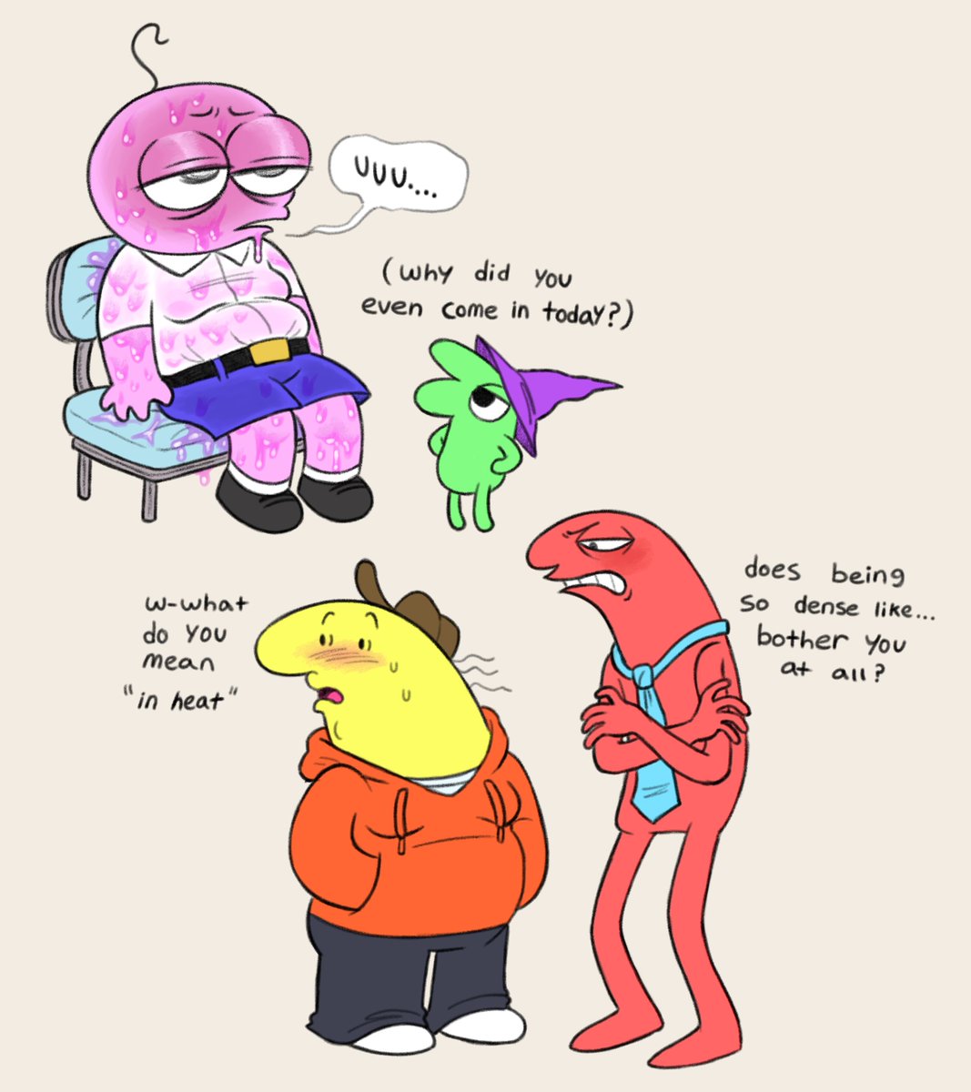 pim is in heat so hes sliming all over the place. great. @notsafefortex