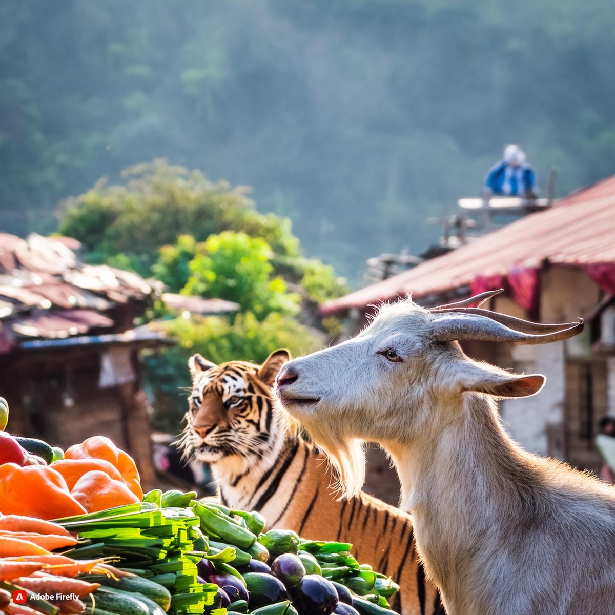 nirajshahx's tweet photo. @ShahBalen How hilarious is it to imagine that in a country like Nepal, the two biggest opposition parties decided to join forces and form a coalition government? It's like seeing a goat and a tiger team up to run a vegetable market—pure political comedy gold! https://t.co/D2m4WvBmiF