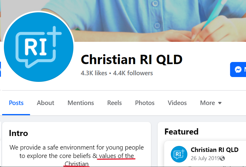 psss_qld's tweet photo. Please remind me why #ReligiousInstruction providers advertise their wares by saying they teach "values" when their "religious" values clearly work no better than the values already taught by teachers, parents, carers, etc. #qldpol https://t.co/D5TRIjpCaU