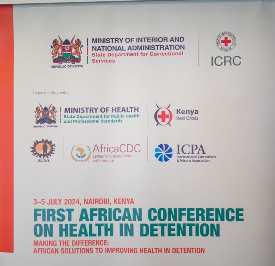 The first African Conference on Health in Detention has kicked off with over 150 delegates from African countries and health experts attending the forum.

Dubbed, making the difference: African solutions to improving health in detention, the conference has brought together