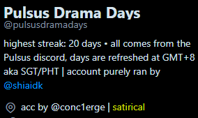 Pulsus Drama Days tweet media