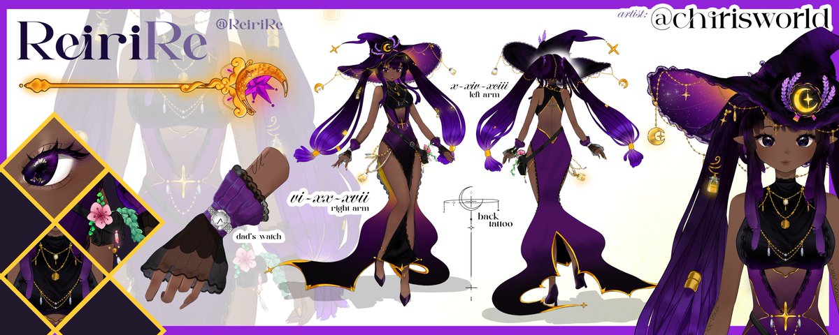 repost on the final design !! :)

art by; @chirisworld 

#announcement #vtuberdebut #vtuberen