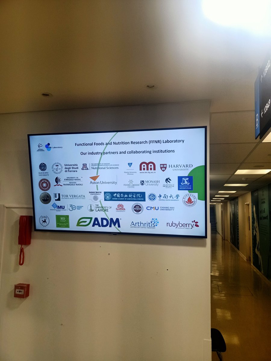 FFNR Laboratory (@ffnrlab) on Twitter photo Promotion of our team and some of the work we do on the TV in Building 12 <a href="/UniCanberra/">University of Canberra</a>. Our lab is just around the corner. #UniCBR #foodscience #nutrition #metabolism Promotion of our team and some of the work we do on the TV in Building 12 <a href="/UniCanberra/">University of Canberra</a>. Our lab is just around the corner. #UniCBR #foodscience #nutrition #metabolism