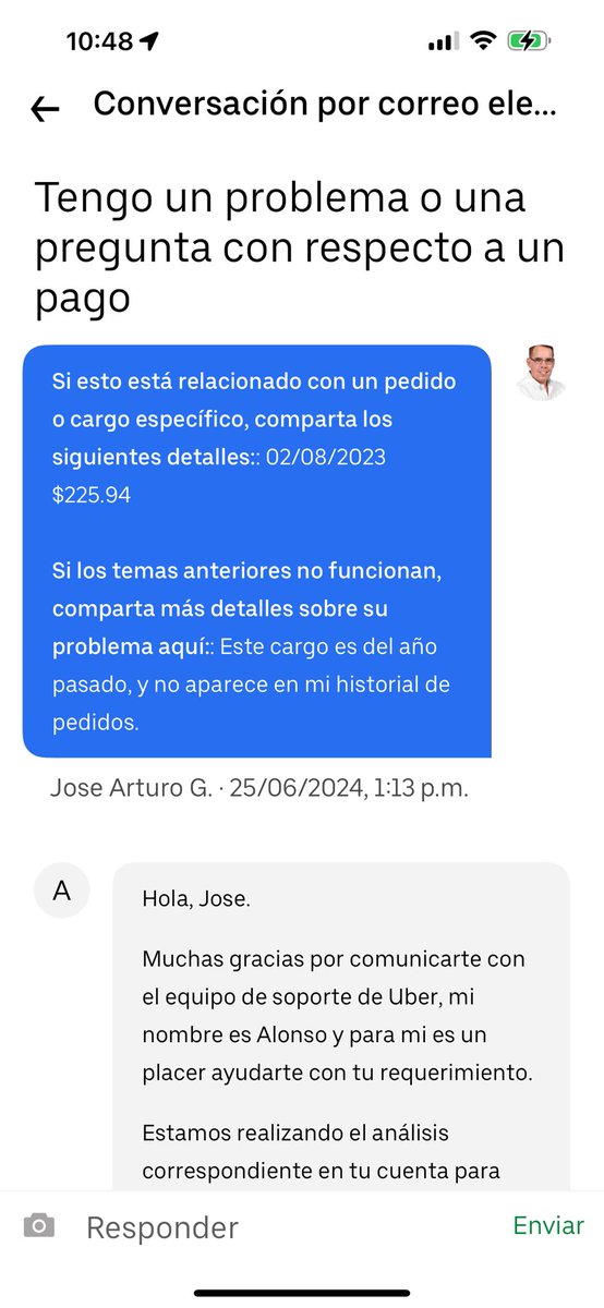 artxslp's tweet photo. @Uber_MEX desde el 25 de junio, estoy reportando cargos que me están haciendo, del 2023 y no responden. Están jugando a ver quién se cansa primero? Ya les envié muchos dm y mensajes por su app. https://t.co/3ADB7gleSg