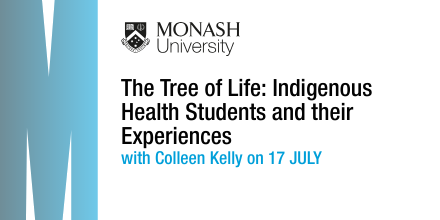 Join the next Monash Health and Social Care Unit #MonashHSCU Zoom webinar presented by Senior Research Fellow and Yamatji woman Colleen Kelly, 17th July from 2-3pm. All welcome! Register here ➡️ tinyurl.com/4euaef3p