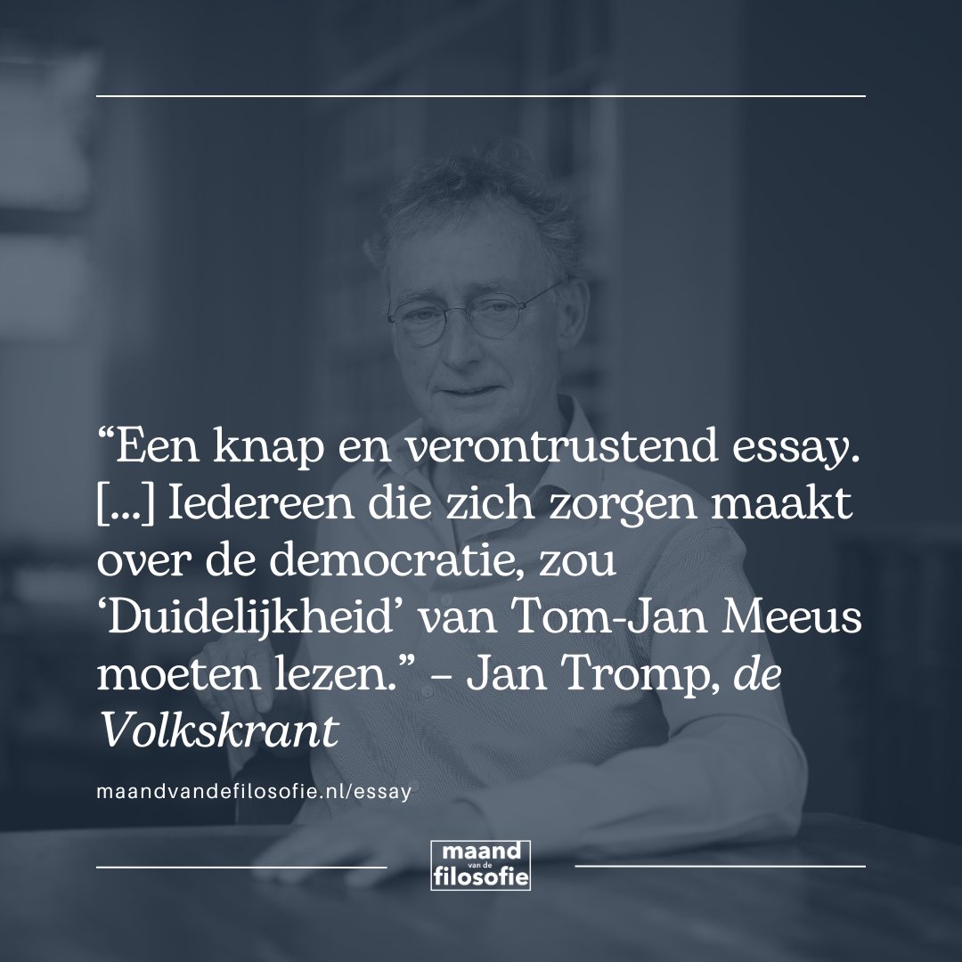 In Duidelijkheid analyseert Tom-Jan Meeus hoe politici sinds Pim Fortuyn duidelijke taal zijn gaan spreken. Het wollige, verhullende taalgebruik waar Ruud Lubbers nog in uitblonk, werd taboe op het Binnenhof. De meester van de eenduidige boodschap is op dit moment Geert Wilders.