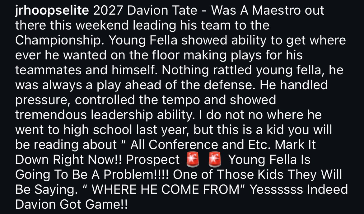 dtate2027's tweet photo. Thank you! @jrhoopselite_ https://t.co/jA7lVNAXME
