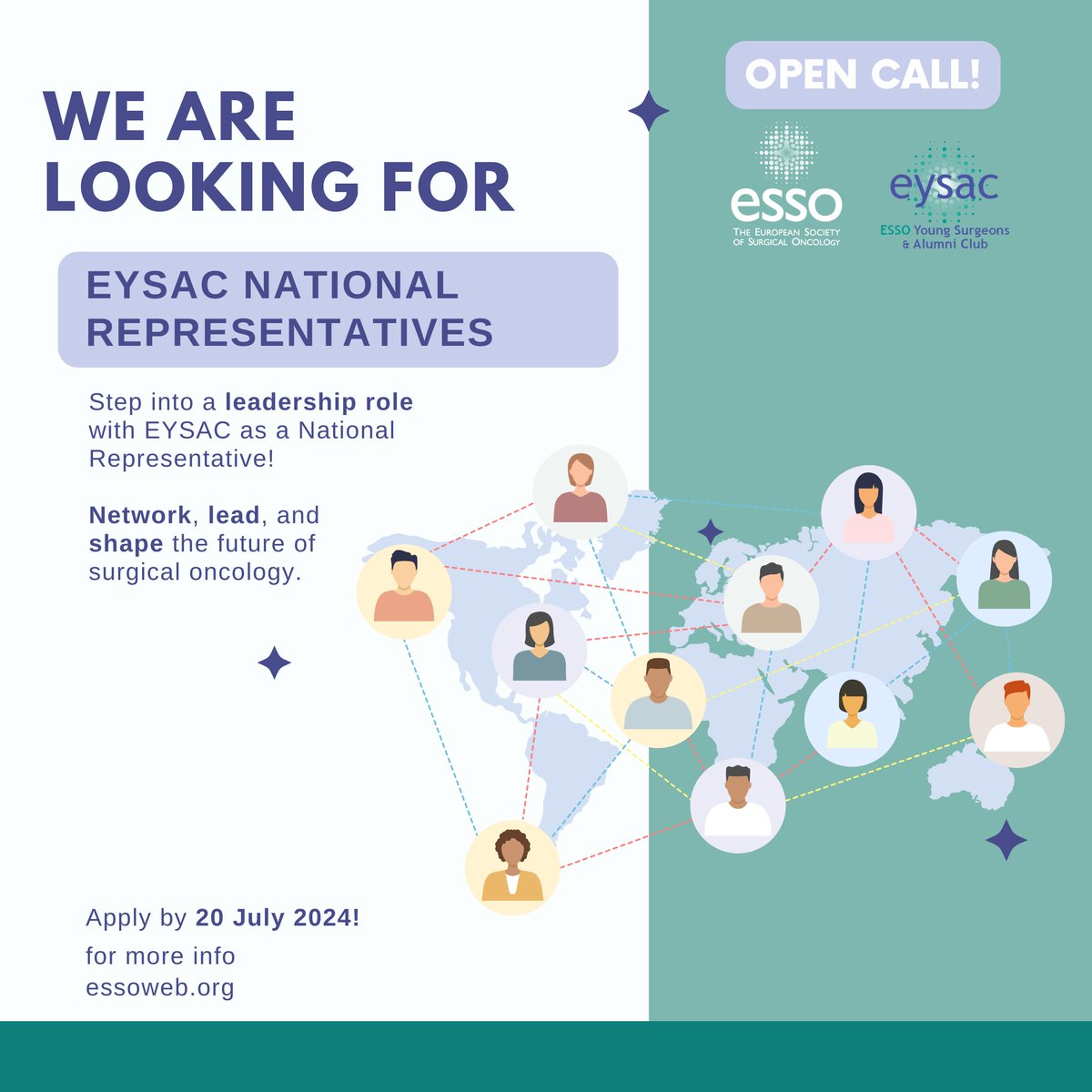 SFCO (@sfconco) on Twitter photo 📣 Are you a young, passionate, and aspiring surgical oncologist? Then take on the mantle of leadership and be part of the national representatives for the EYSAC!
🗓 Deadline: July 20th, 2024 swll.to/2aT20
#oncology #oncologist #surgery #surgeon <a href="/ESSOnews/">European Society of Surgical Oncology (ESSO)</a> 📣 Are you a young, passionate, and aspiring surgical oncologist? Then take on the mantle of leadership and be part of the national representatives for the EYSAC!
🗓 Deadline: July 20th, 2024 swll.to/2aT20
#oncology #oncologist #surgery #surgeon <a href="/ESSOnews/">European Society of Surgical Oncology (ESSO)</a>