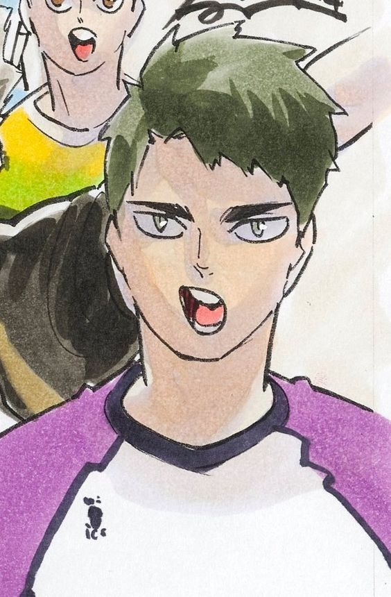 vononlyart's tweet photo. Appreciation post for Ushijima Wakatoshi! 💜 https://t.co/Y5a23XtuD8