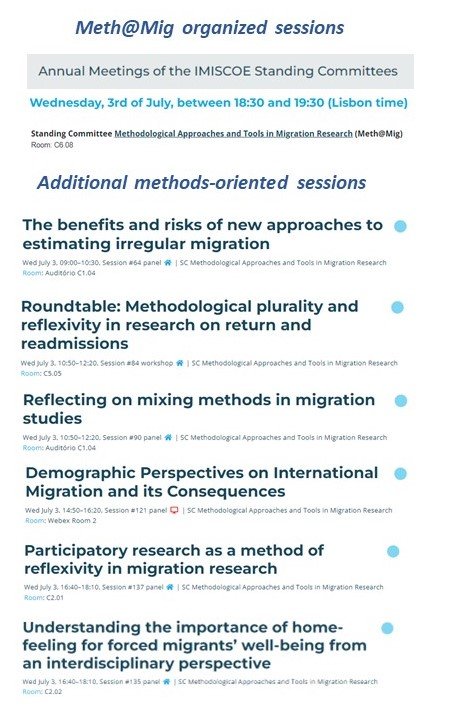 Don't miss out on any of the excellent methods sessions that are on the menu for you on day 2 of the annual IMISCOE conference. #IMISCOE2024
