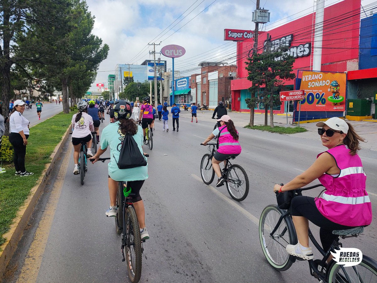 ruedasrebeldes's tweet photo. Andar en #bici sana, merecemos ciudades más incluyentes y seguras para que todas y todos podamos rodar sin miedo 🚲💜

Rodada Nacional de Morras para Morras en #Saltillo #Coahuila el domingo 30 de junio 🧵

#PeriodismoEnBicicleta #Bicicleta #Movilidad #Genero #CallesSeguras https://t.co/VazSpufD2t