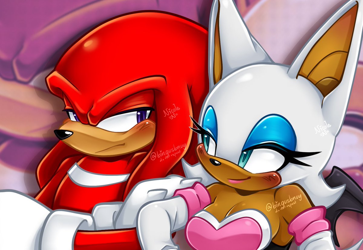 bingusbnuy's tweet photo. Knuxouge fanart cuz it’s about time I drew them 🤍❤️ https://t.co/uYsQGtxBnk