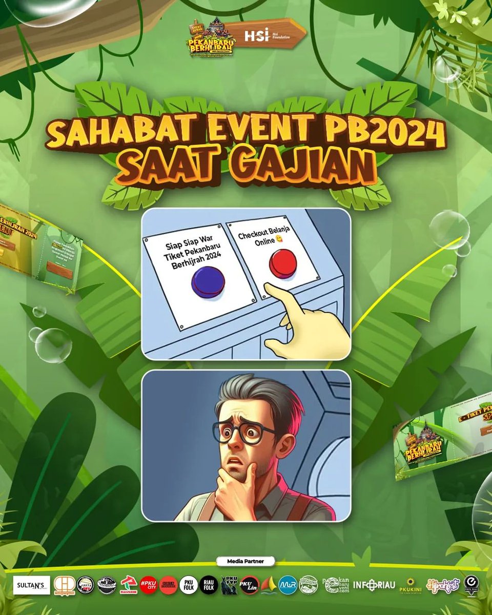 infoPKU's tweet photo. Gajian Belanja ❌
Gajian War Tiket Pekanbaru Berhijrah ✅
Jangan Bingung Lagi, Jangan Lupa War Tiket PB2024 Mumpung Masih Pre Sale 1 ☺️
🏷️ Amankan Ticketmu yuk
📱Melalui Admin PB2024 : 0853-7628-1724 (WA ONLY) Ticket Mulai dari 100 K
#infoPKU #eventPKU https://t.co/1u7cTVXBoa