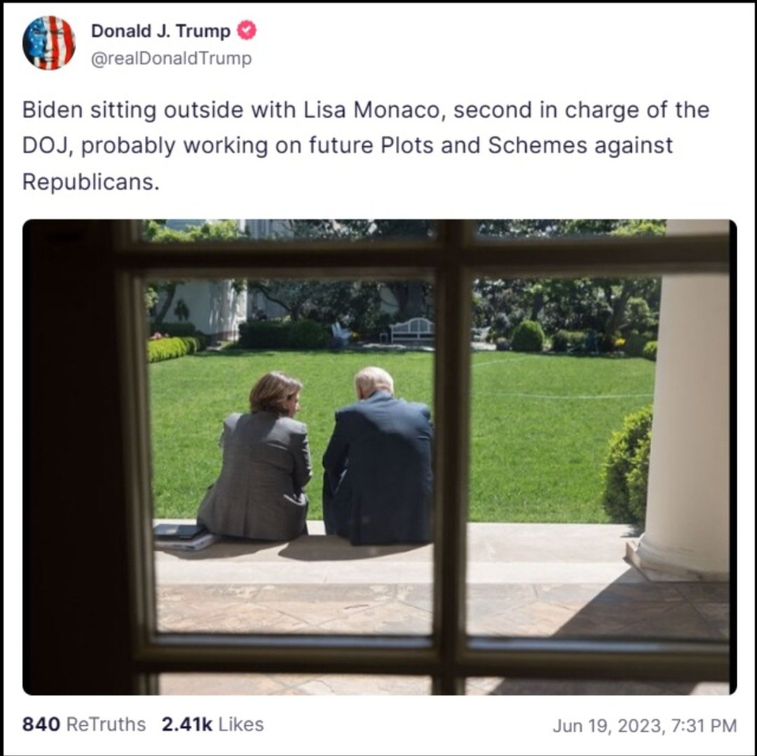 Yep, found the culprit behind the coordinated conspiracy to use lawfare against Trump 👇