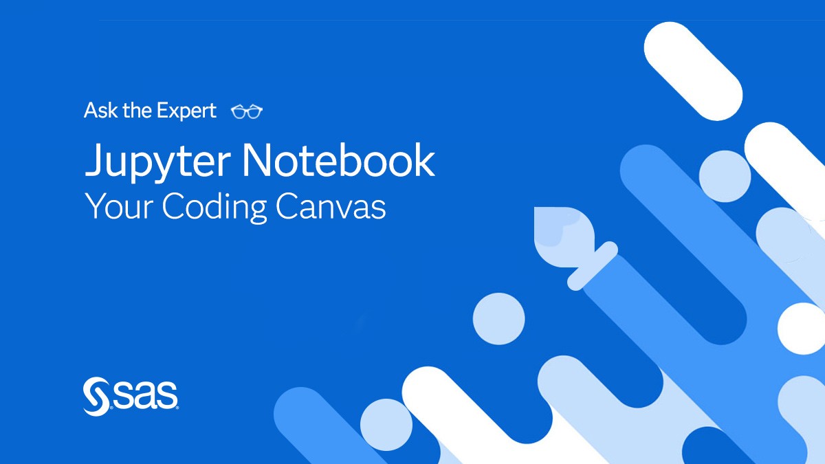 Explore the power and flexibility of Jupyter Notebooks within the SAS Viya environment. Join this #SASwebinar LIVE July 16 at 11 am ET. Register now: 2.sas.com/60129JWdr