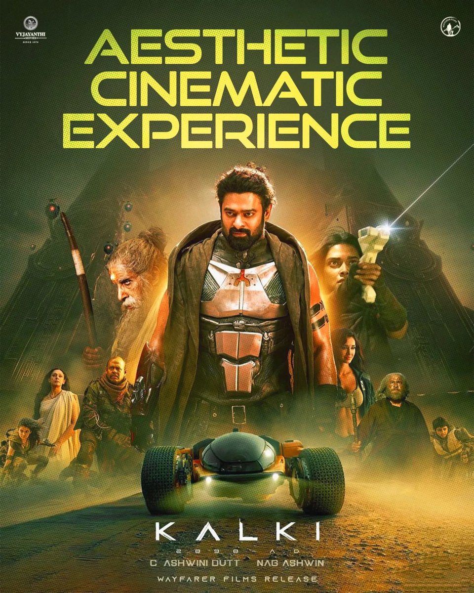 Knowledgegearyt's tweet photo. Kalki 2898 AD is an absolute cinematic masterpiece!🤯 From breathtaking visuals to mind-boggling plot twists, this movie is a rollercoaster of emotions. Prabhas is on fire🔥 and the ensemble cast is phenomenal. #Kalki2898AD #MustWatch #IndianCinema #Prabhas https://t.co/Hf72prFJvN
