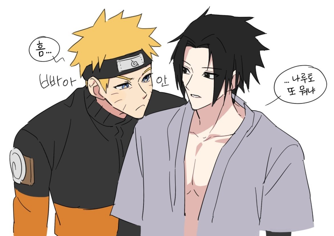 kuan_31's tweet image. 오늘이 나루사스 데이라네요...  그렸던 날삿 낙서라도
 #narusasu