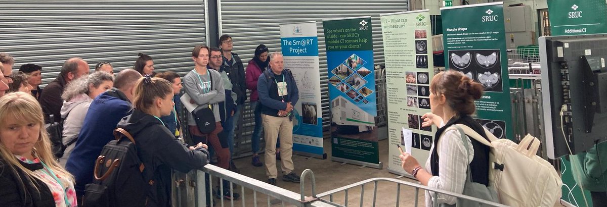 Day 1 of EU project <a href="/H2020Smart/">H2020-smart</a> final seminar in Scotland.  More than 100 delegates from 8 countries.  Visit to <a href="/SRUC/">SRUC</a> CT scan unit with Portable Accumulation Chambers &amp; morning &amp; lunch hosted by <a href="/MoredunComms/">The Moredun Foundation</a>.<a href="/Idele_CEB/">Idele - Capteurs-Equipements-Bâtiments</a> <a href="/TeagascSheep/">TeagascSheep</a> @NIBIO_no