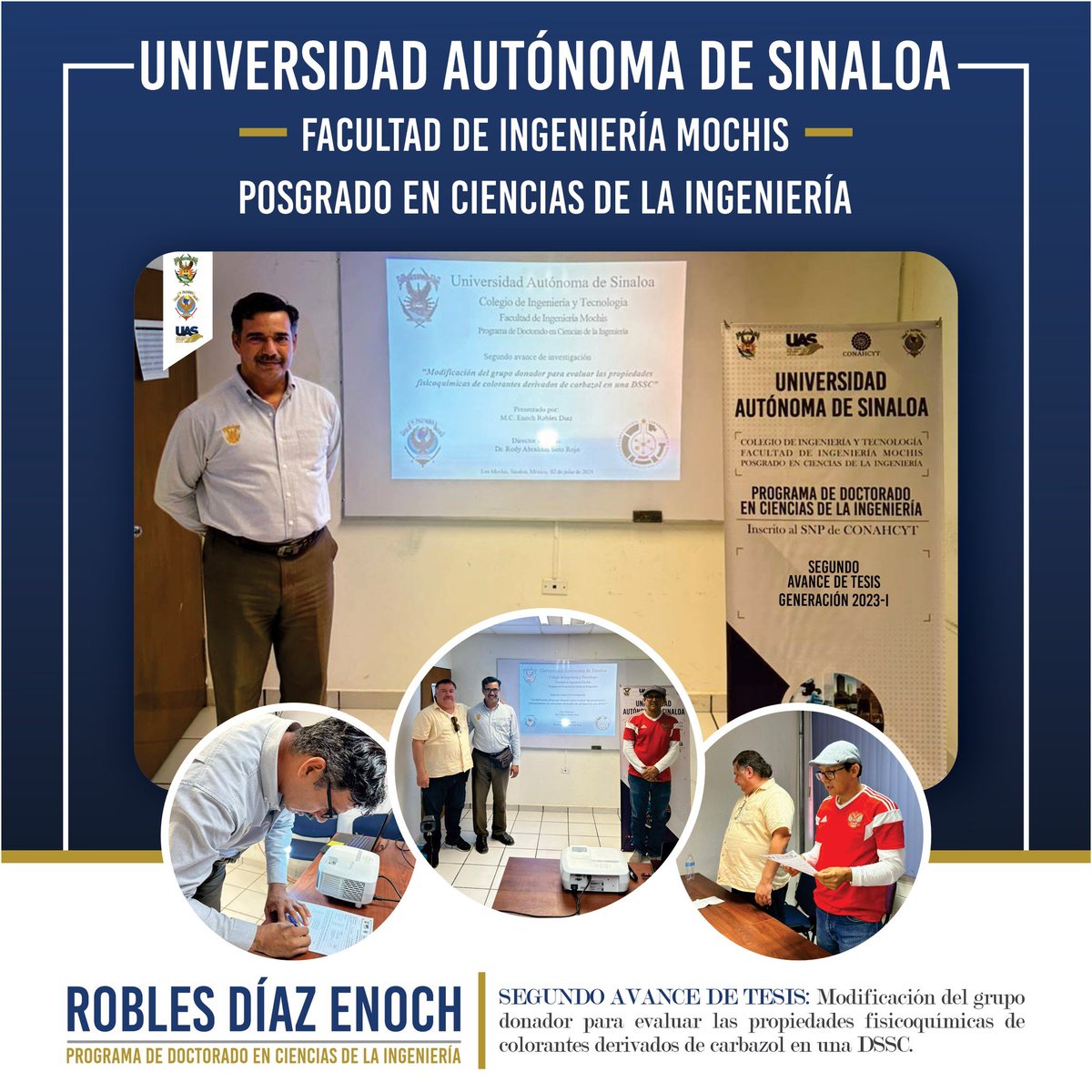 Hoy hice mi presenación de avance de investigación del doctorado.. paso a paso ya lo se... gracias a los que me han ayudado por todo ese monto de porras, Gracias!!!