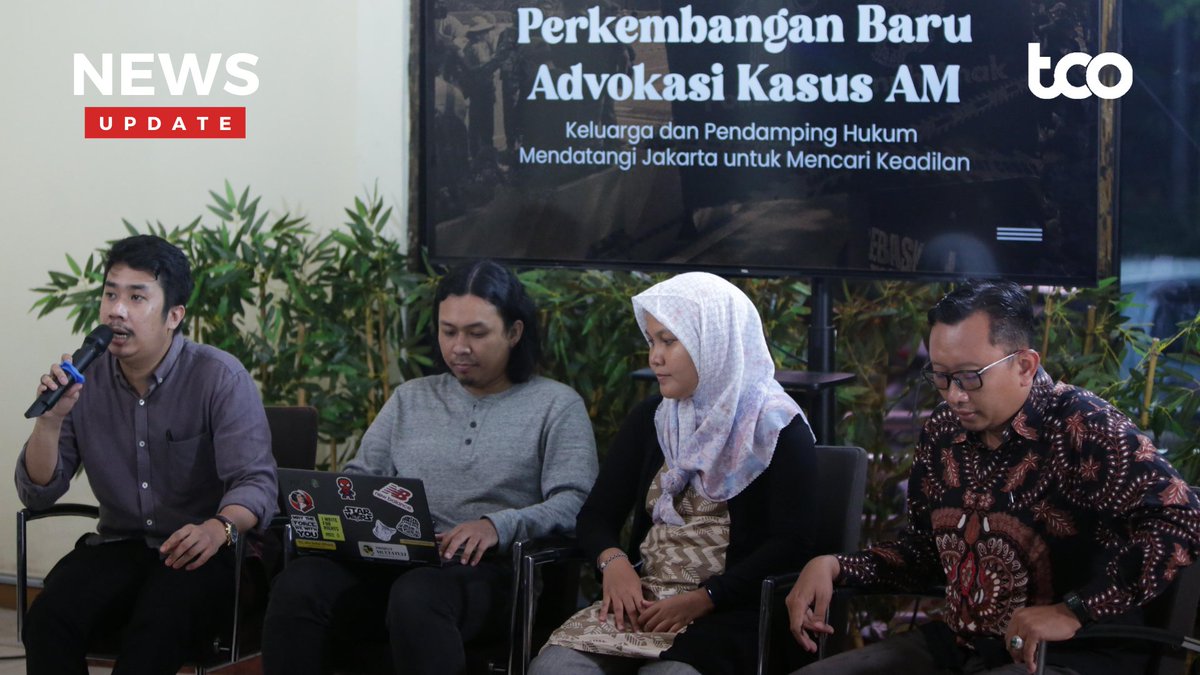 🚨News Update: Keluarga Afif Maulana Akan Laporkan Kapolda Sumbar dan Polres Padang ke Propam Polri Siang Ini

***

Pelaporan itu lantaran diduga terjadi pelanggaran etik atas penyiksaan yang dilakukan polisi terhadap Afif Maulana.

#NewsUpdateTempo