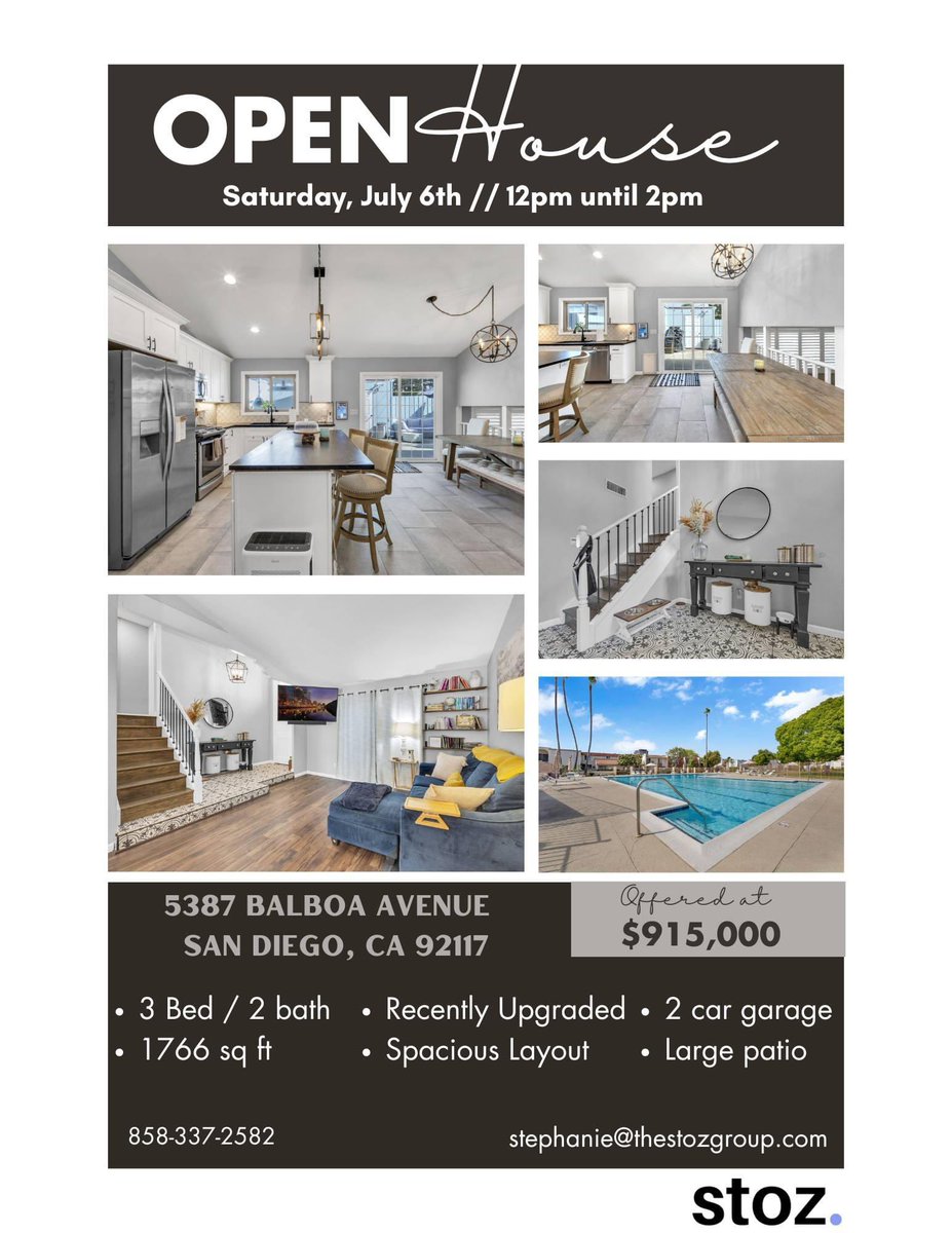 OPEN HOUSE// Saturday 7.6 from 12-2pm