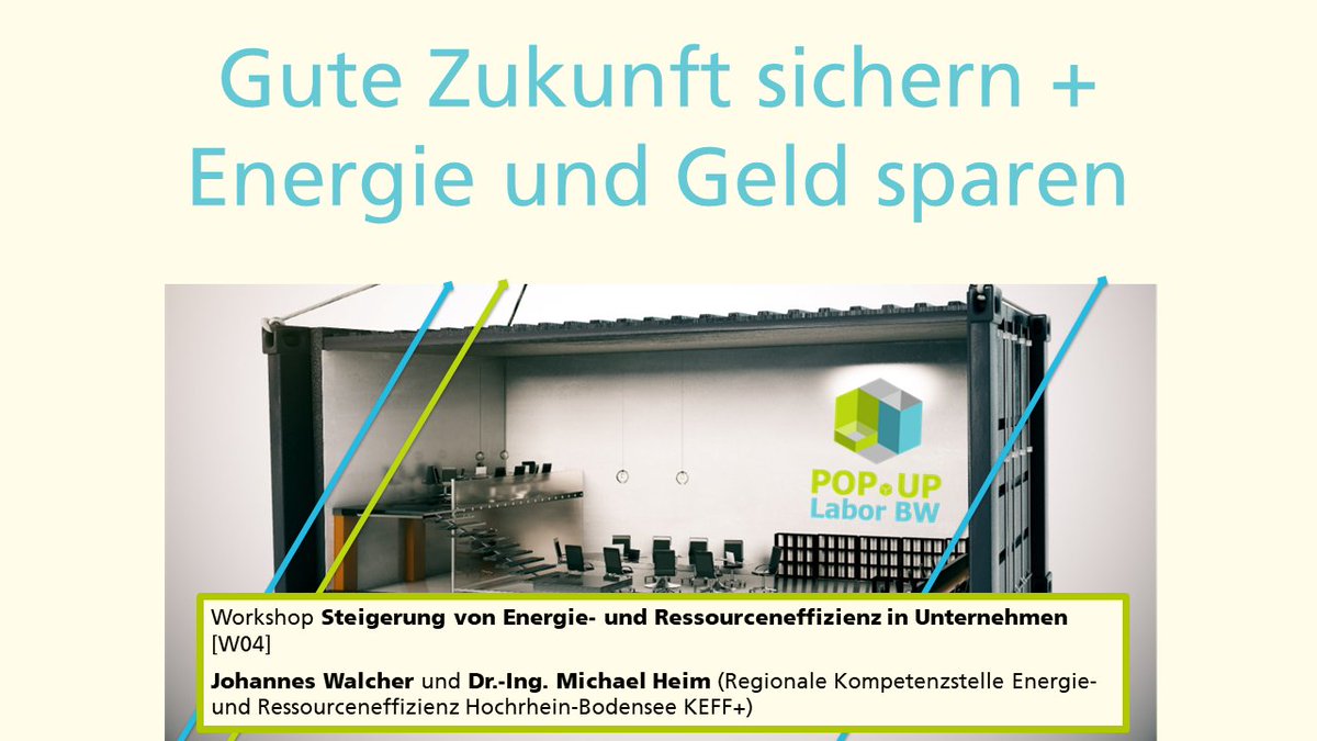 In der kl. #Popuplabor-Reihe #Beipackzettel stellen wir in den nächsten Tagen die kostenfr. Veranstaltungen vom 8. bis 13. Juli 2024 in #Singen und #Stockach vor:

👉popuplabor-bw.de/w04-nachhaltig…

#Bildungsakademie #HWK #Singen
#KEFF+ #CO2 #Bilanz #Nachhaltigkeit #Ressourceneffizienz