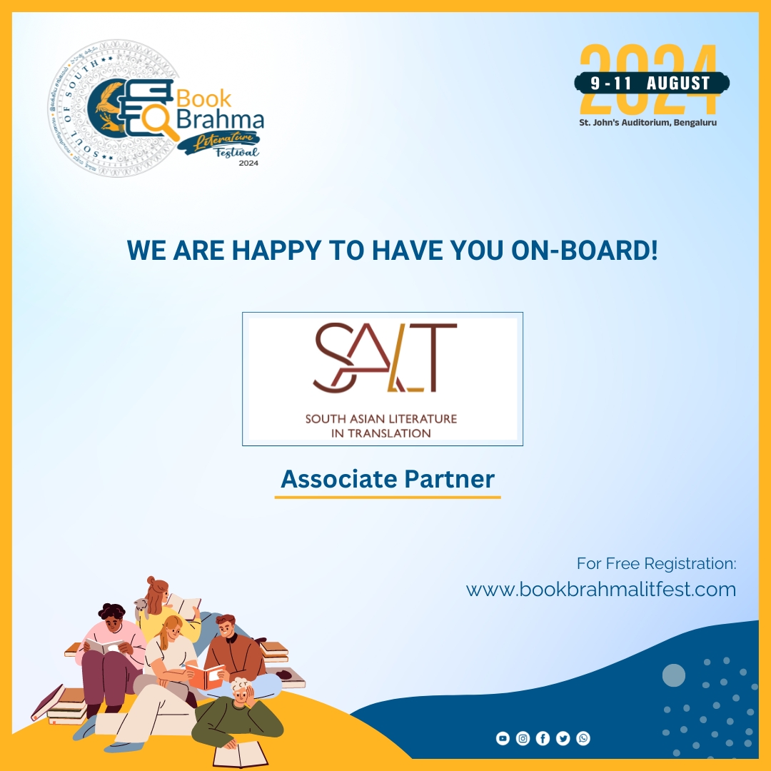 BBLitfest's tweet photo. We extend our gratitude to @SALTatChicago for being an Associate Partner of the Book Brahma Literature Festival 2024.
Click here for free registration 👇
https://t.co/RVNfmxbeGk
#BookBrahma #BBLitFest2024 #BBLitFest #BBBookFair2024 #BangaloreBookFair #BookBrahmaBookFair https://t.co/wWvoYSz73l