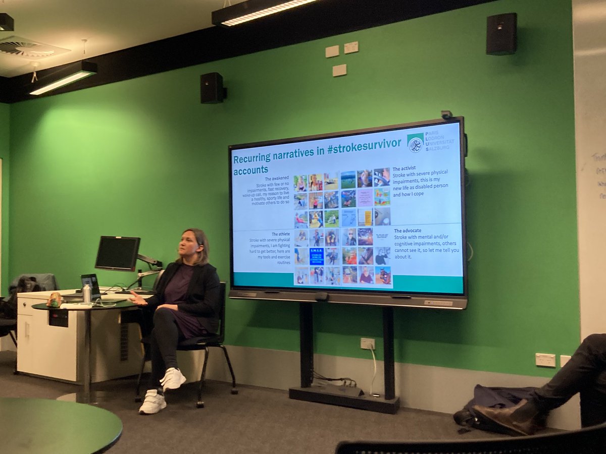 Dr Sharon Greenfield (@sharong) on Twitter photo The excellent <a href="/perceptionalize/">Maria Schreiber</a> speaking in Australia at RMIT <a href="/DigitalEthno/">The Digital Ethnography Research Centre</a> on the Conjunctive experience and ambivalent intimacy in the #strokesurvivor community on Instagram. Excellent #ethnographic research and talk.
#ethnography #rmit The excellent <a href="/perceptionalize/">Maria Schreiber</a> speaking in Australia at RMIT <a href="/DigitalEthno/">The Digital Ethnography Research Centre</a> on the Conjunctive experience and ambivalent intimacy in the #strokesurvivor community on Instagram. Excellent #ethnographic research and talk.
#ethnography #rmit